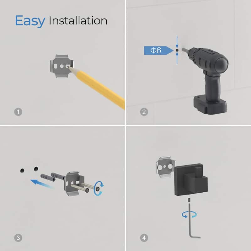 Cube Bathroom Towel & Robe Hook