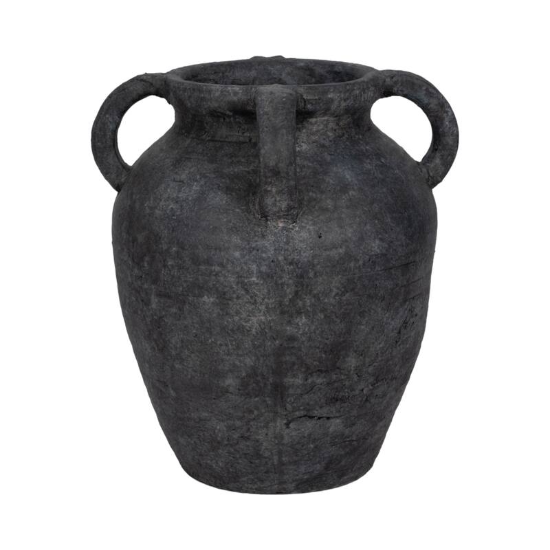 Sagebrook Home Multi Handle Jug, Black/White