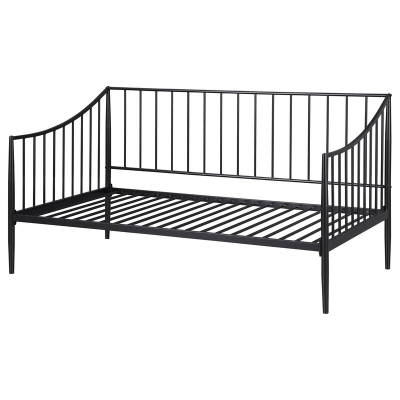 Jeremy Matte Black Metal Twin Daybed Bed Frame