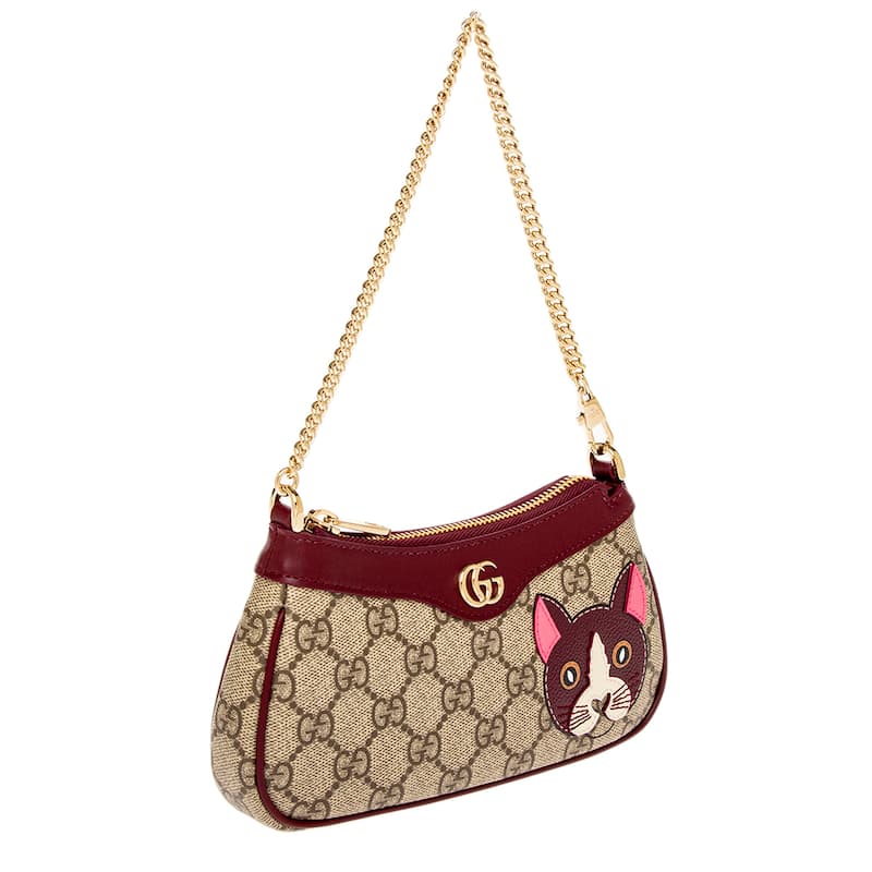 Gucci Ophidia Mini Bag with Dog Detail