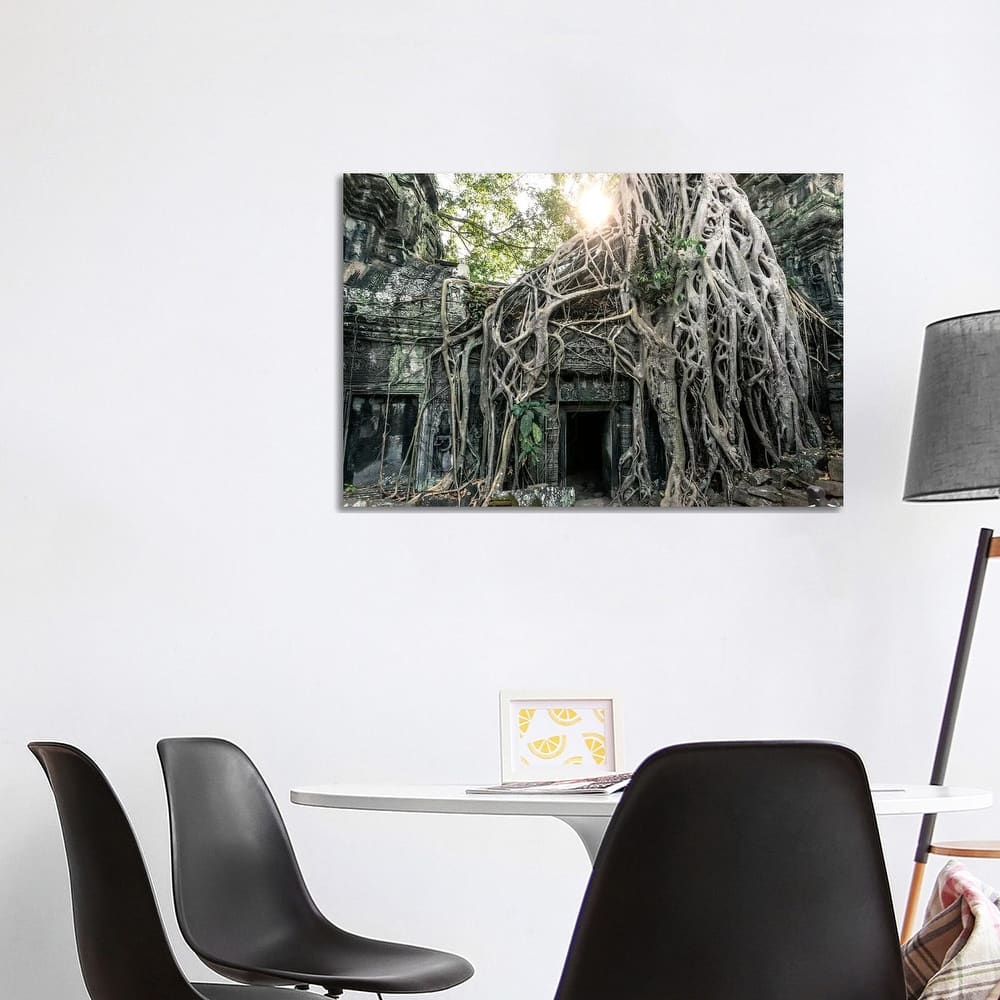 iCanvas "Temple In The Jungle, Angkor Wat, Cambodia" by Matteo Colombo Canvas Print