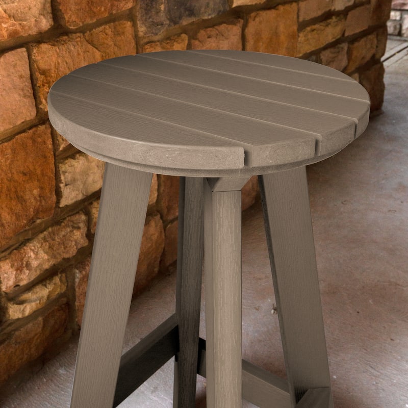 HIGHWOOD Birch Round Bar Height Stool - N/A