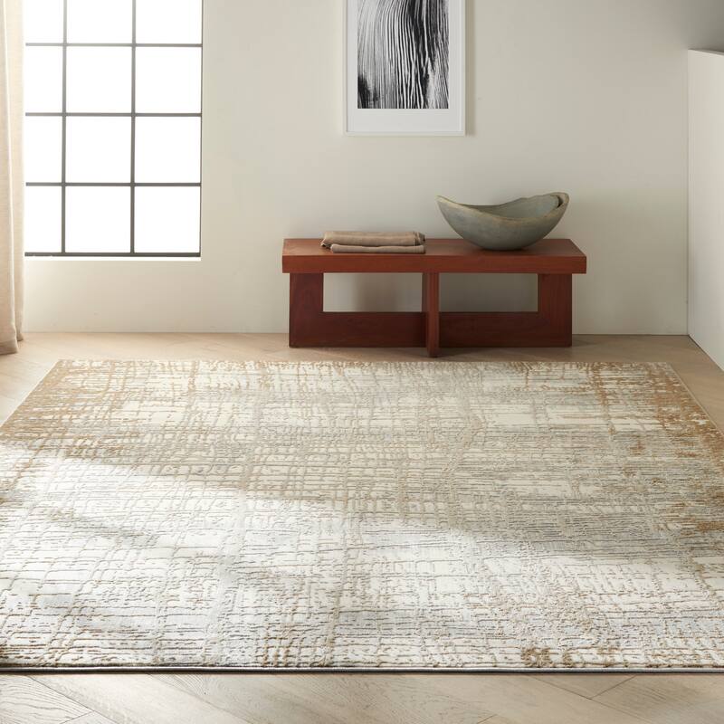 Calvin Klein Rush Abstract Area Rug