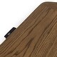 preview thumbnail 9 of 8, Classic Home Kyrie 2-Drawer Oak Veneer Nightstand