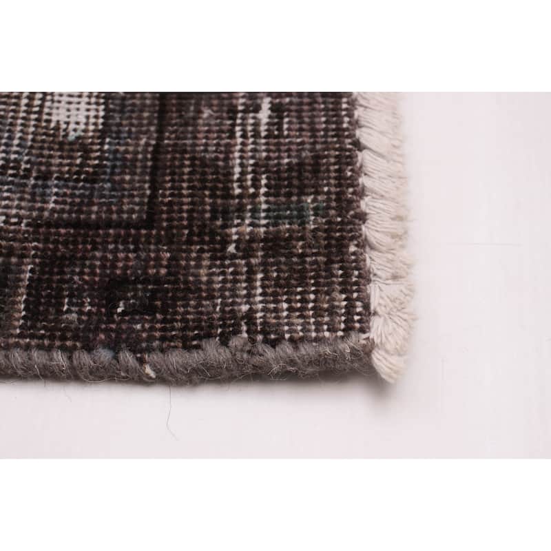 ECARPETGALLERY Hand-knotted Color Transition Grey Wool Rug - 9'7 x 12'6
