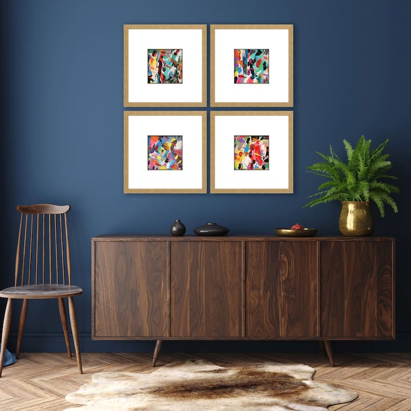 Meditations S/4 Framed Art Under Glass Bed Bath & Beyond 40374975