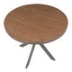 preview thumbnail 19 of 19, Carbon Loft Torkia X-pedestal Industrial Wood and Metal Dinette Table - N/A