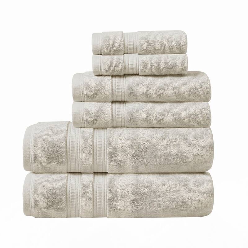 Cotton Feather Touch Antimicrobial Towel 6 Piece Set