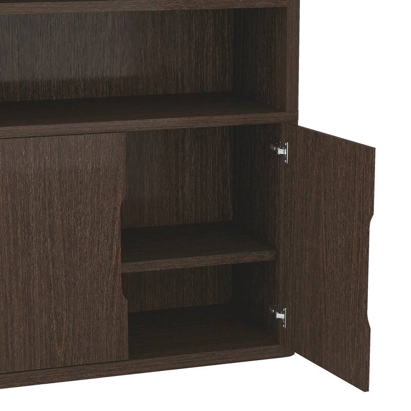 Manhattan Comfort Rivington Modern 40 In Bookcase Cabinet