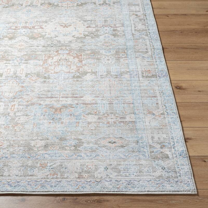 Livabliss Traditional Marlon Border Area Rug