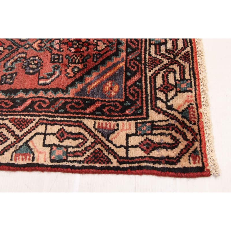 ECARPETGALLERY Hand-knotted Andelz Dark Copper Wool Rug - 2'4 x 9'8