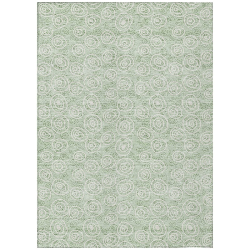 HomeRoots Geometric Transitional Rectangle Outdoor Rug
