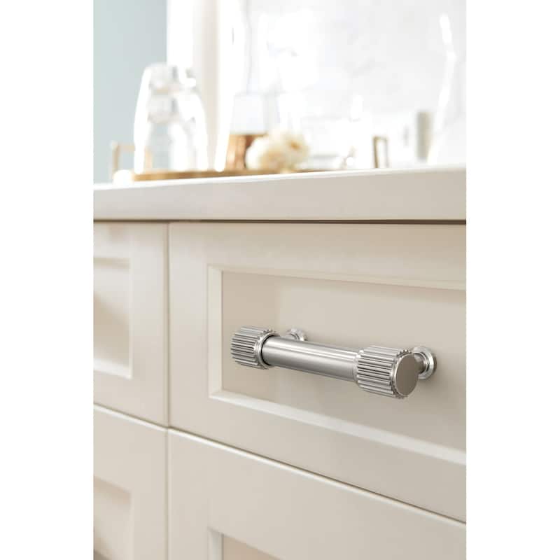 Amerock BP37802 Farewind 3" Center to Center Fluted Bar Cabinet Pull