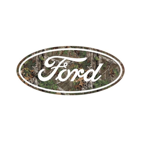 Open road brands 90153963s open road brands die cut emb tin sign ford camo logo