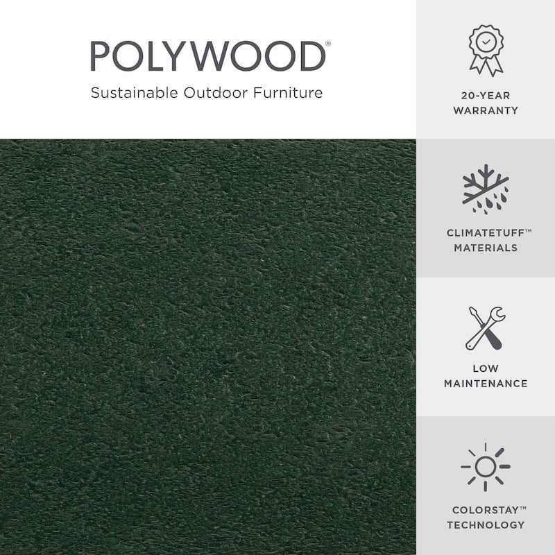 POLYWOOD Canyon Plastic Adirondack Chair