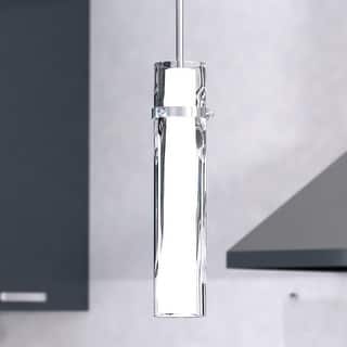 Vilo Contemporary Mini Pendant Ceiling Light White Glass