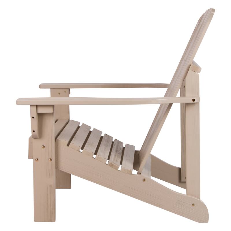 Laguna Outdoor Weather Resistant Wood Patio Adirondack Wood Chair