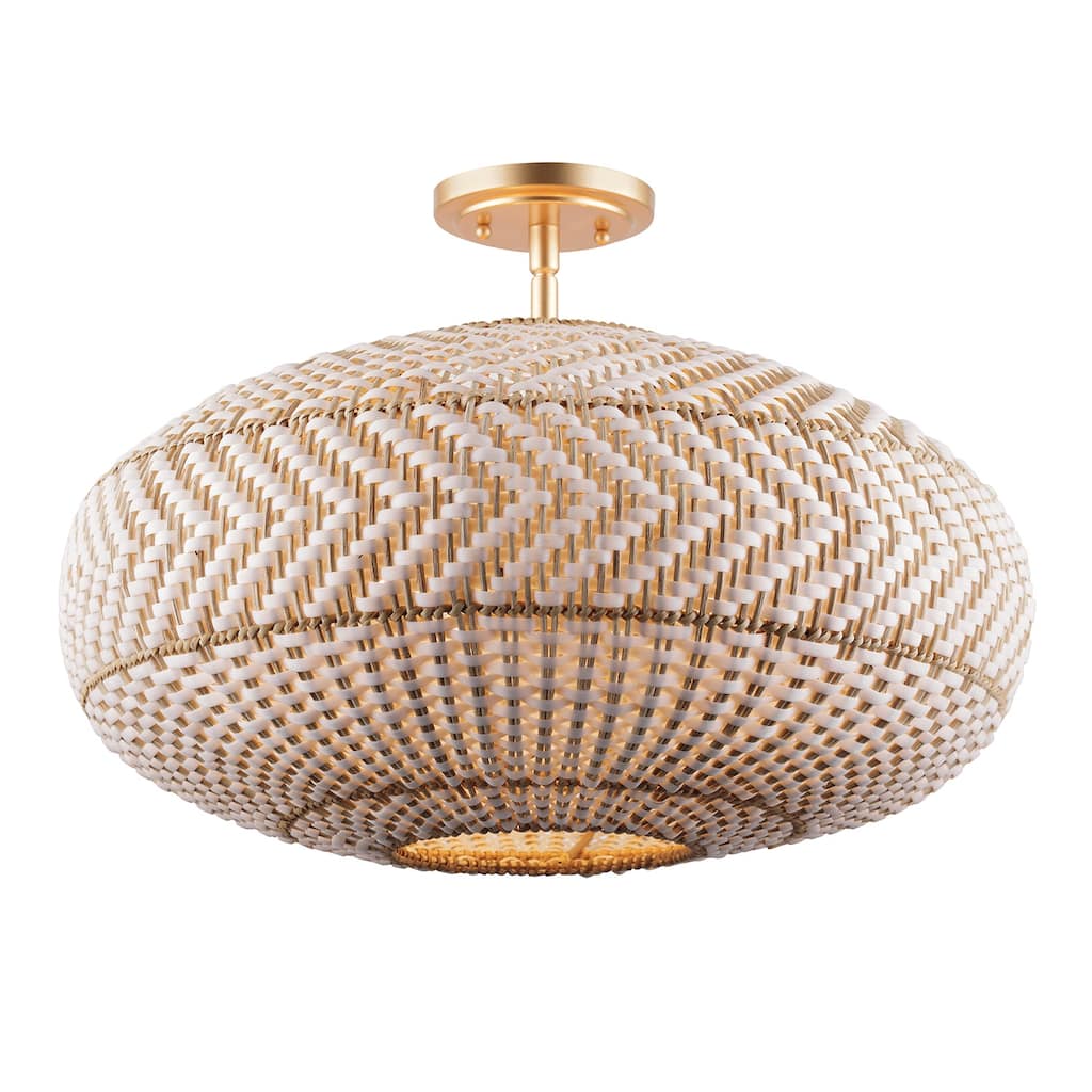 Crystorama Lighting Group ZAN-9014_CEILING Zanzibar 4 Light 22" Wide