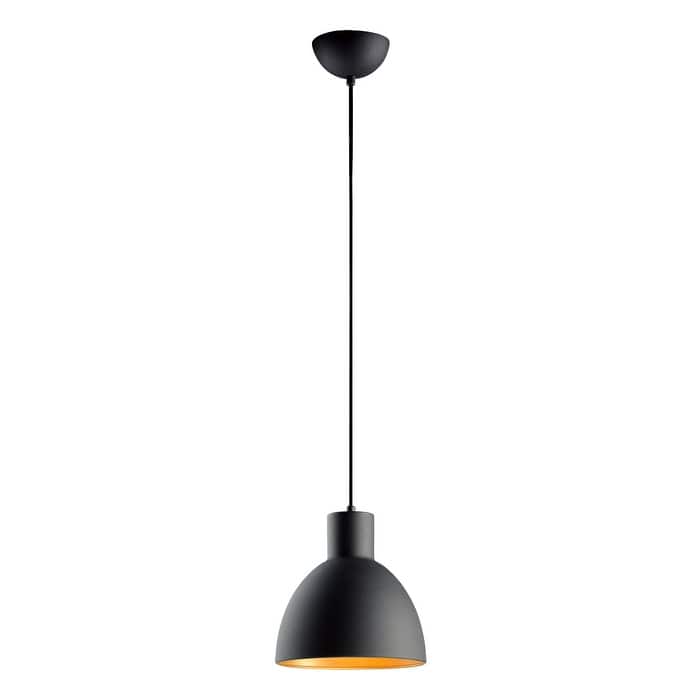 Maxim Cora Single Light 9" Pendant with Metal Dome Shade
