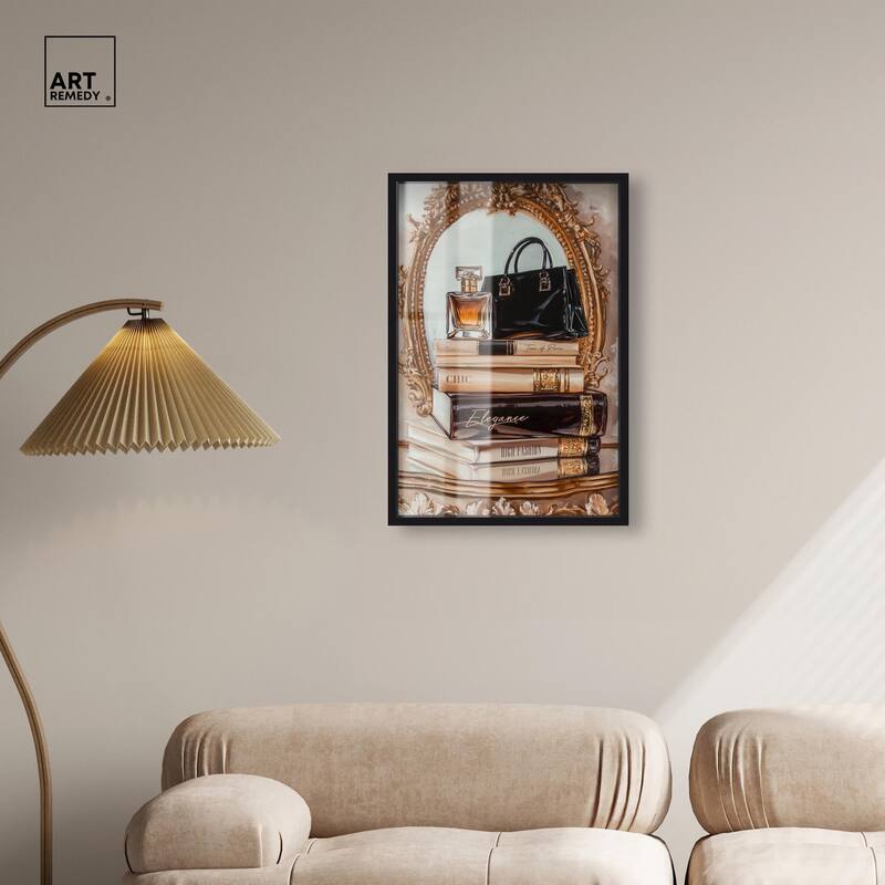 Elegant Glam by the Mirror Shadowbox by Art Remedy
