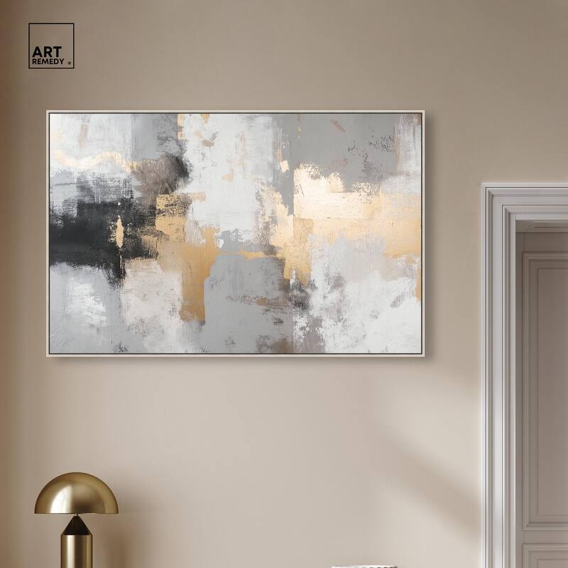 Gilded Gray II Canvas by Art Remedy