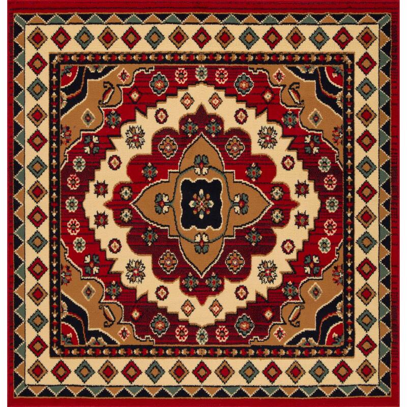 Aztec Bohemian Eclectic Style Indoor Small Area Rug by Superior