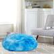 Tempo Home Polar Pouf - Oversized Faux Fur Round Floor Cushion