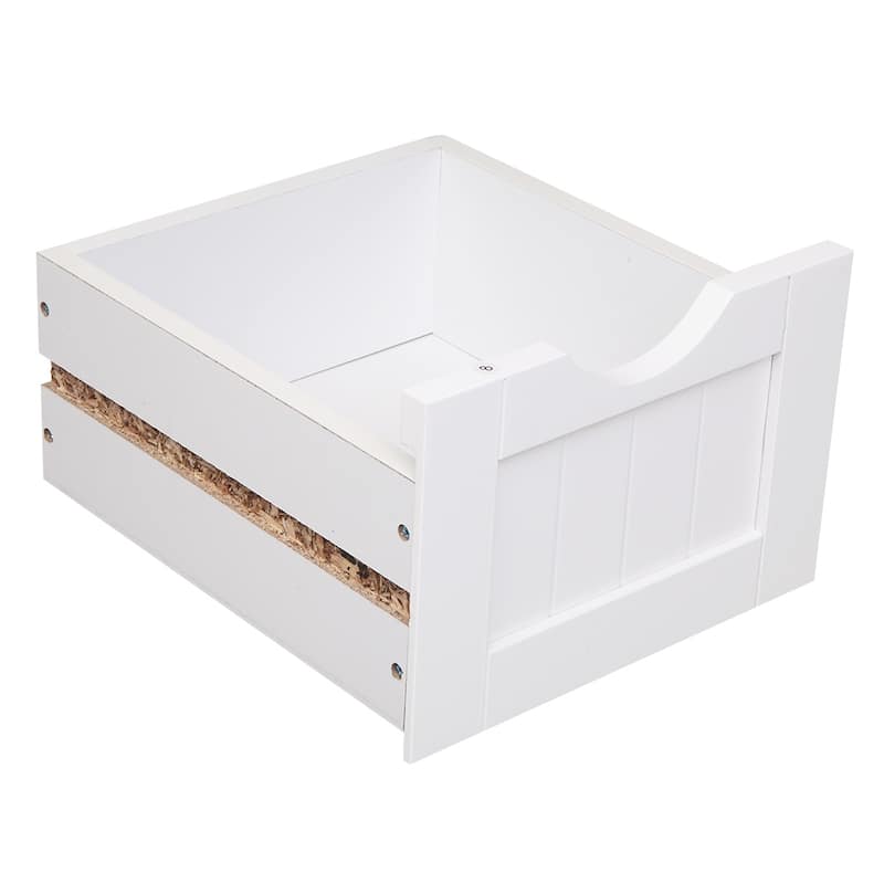 32"FCH 4 Drawers bathroom ark Storage Cabinet white