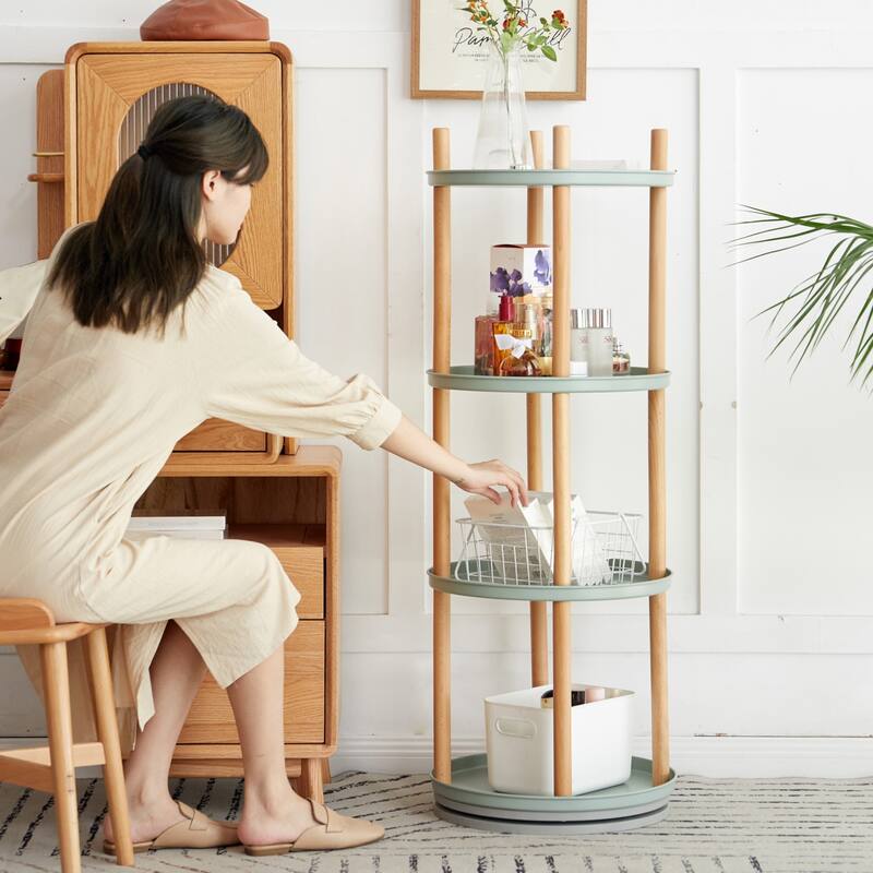4 Tier 360 Rotating Storage Shelf