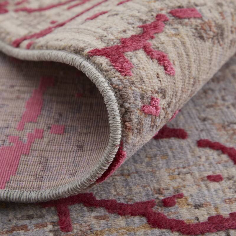 HomeRoots Abstract Casual Rectangle Area Rug - 180.00 in. x 144.00 in. x 0.09 in.