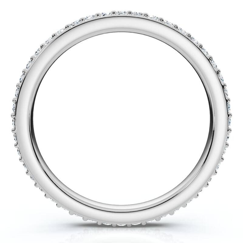 Bliss Diamond 3/8Ct Diamond Eternity Ring Gold or Platinum Lab Grown