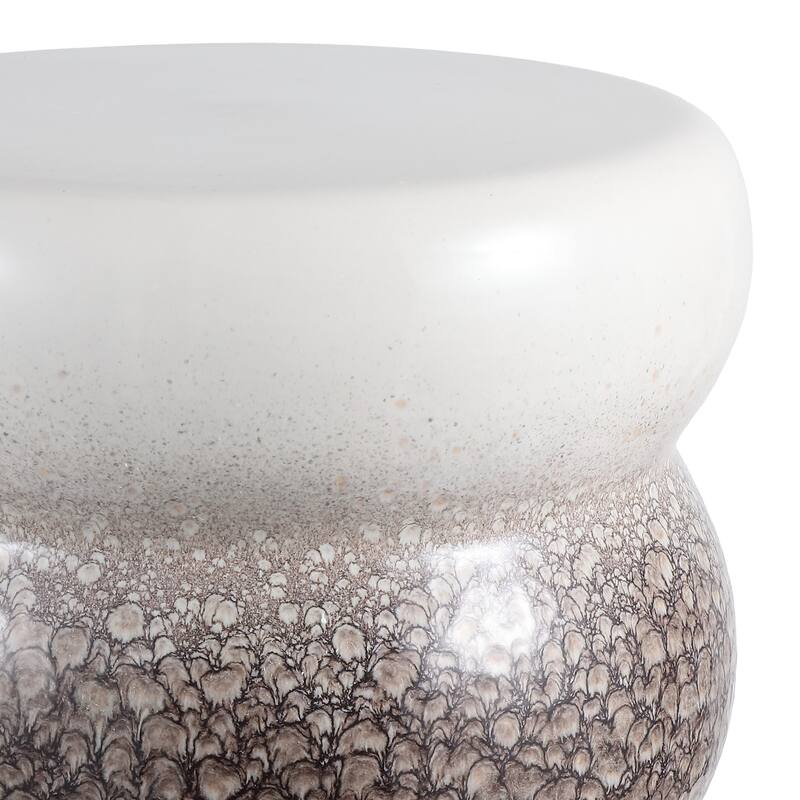 SAFAVIEH Home Emi, 16-inch, Ceramic Garden Stool - 14"W x 14"D x 16"H