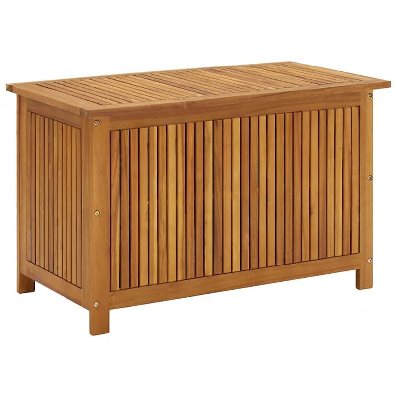 vidaXL Outdoor Storage Box, Solid Acacia Wood