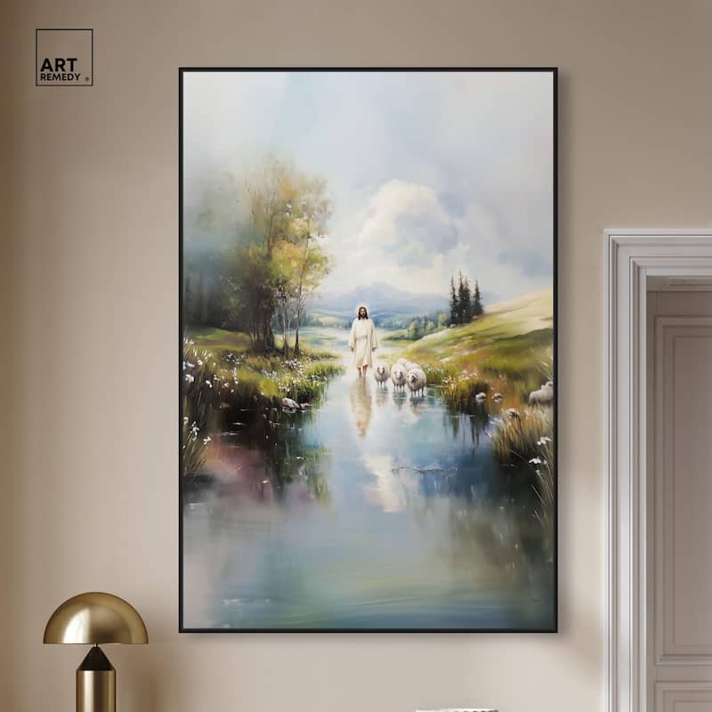 Caretaker's Calm Crossing II Canvas by Art Remedy
