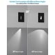 preview thumbnail 10 of 14, 6 Pack LED Vertical 5CCT Step Lights, Replaceable Magnetic Faceplat Indoor Stair Light, Dimmable Black