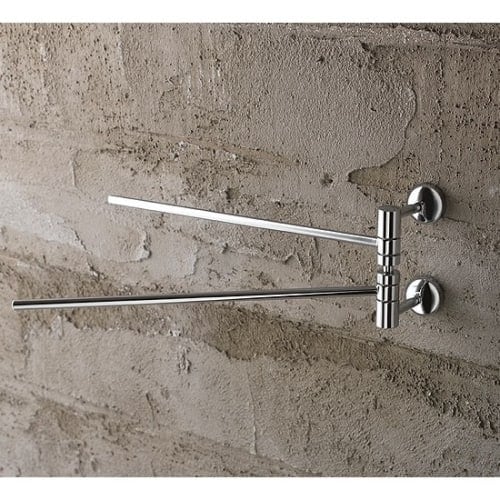 Nameeks 1519 Toscanaluce Riviera 12" Wall Mounted Towel Bar - Chrome