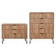 preview thumbnail 92 of 125, Manhattan Comfort 2-Piece Dumbo Modern Multi Drawer Dresser Set