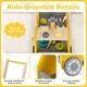 preview thumbnail 7 of 8, Costway 2-In-1 Montessori Wooden Baby Walker with Learning Activities - See Details