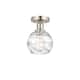 Option Brushed Satin Nickel / Clear Deco Swirl