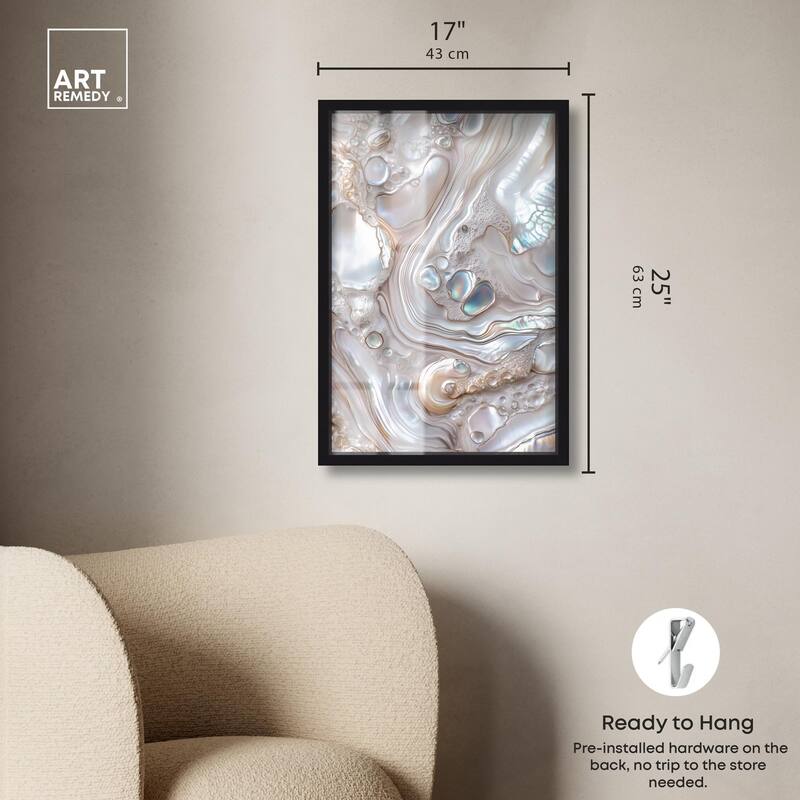 Fluid Preciousness II Shadowbox by Art Remedy