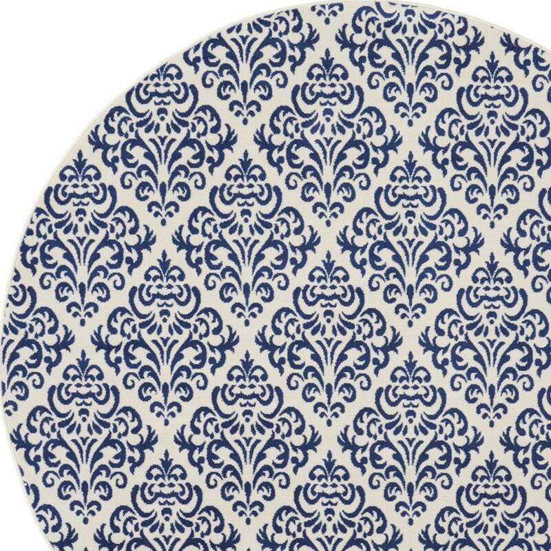 Luzuf Power Loomed Geometric Area Rug By HomeRoots - 96' X '96' X '0.5