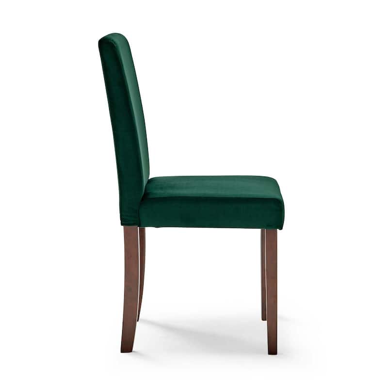 Copper Grove Piskent Velvet-upholstered Armless Dining Chairs (Set of 2)