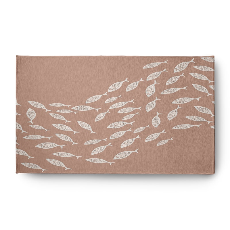 Escuela Nautical Chenille Rug - Mauve - 3' x 5'
