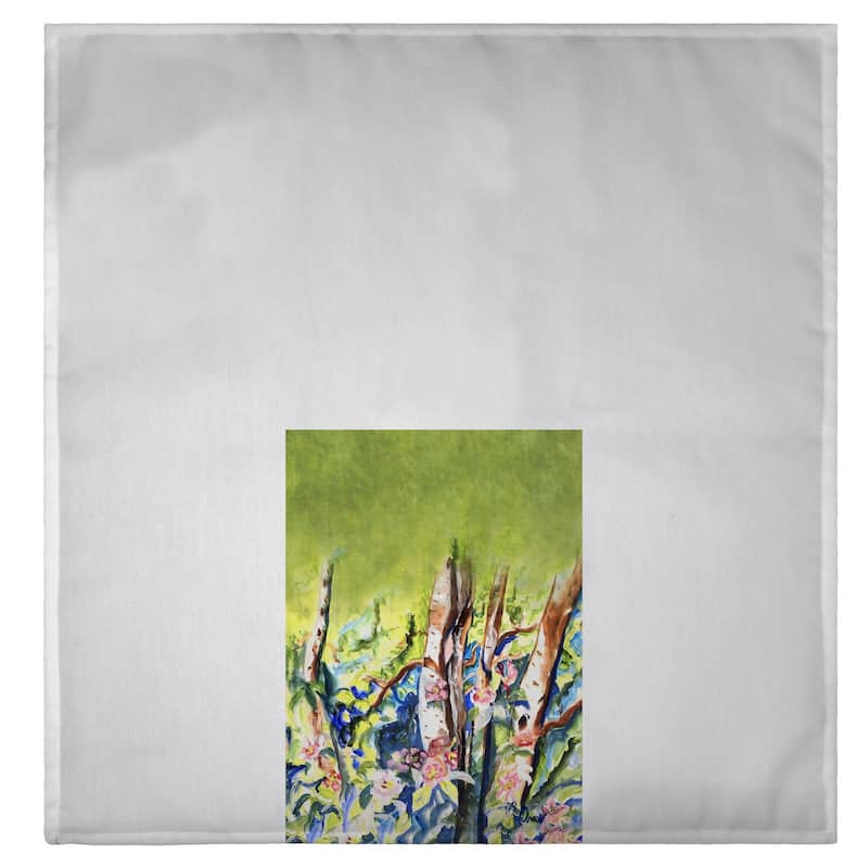 Birch Tree Wood Guest Towel - 20x20