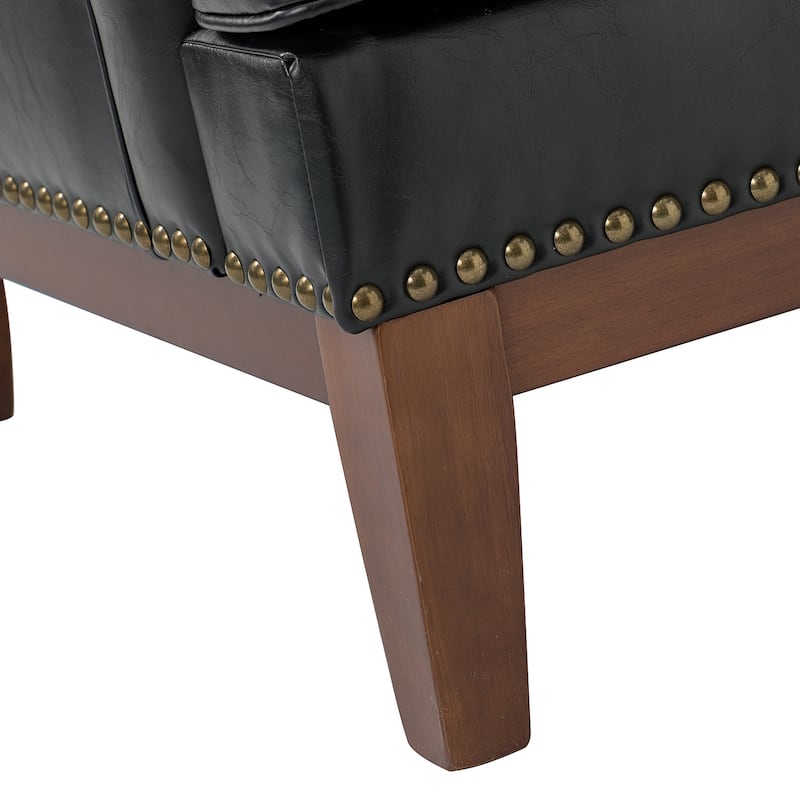 Etienne Comfy Living Room Armchair with Apron Design by HULALA HOME