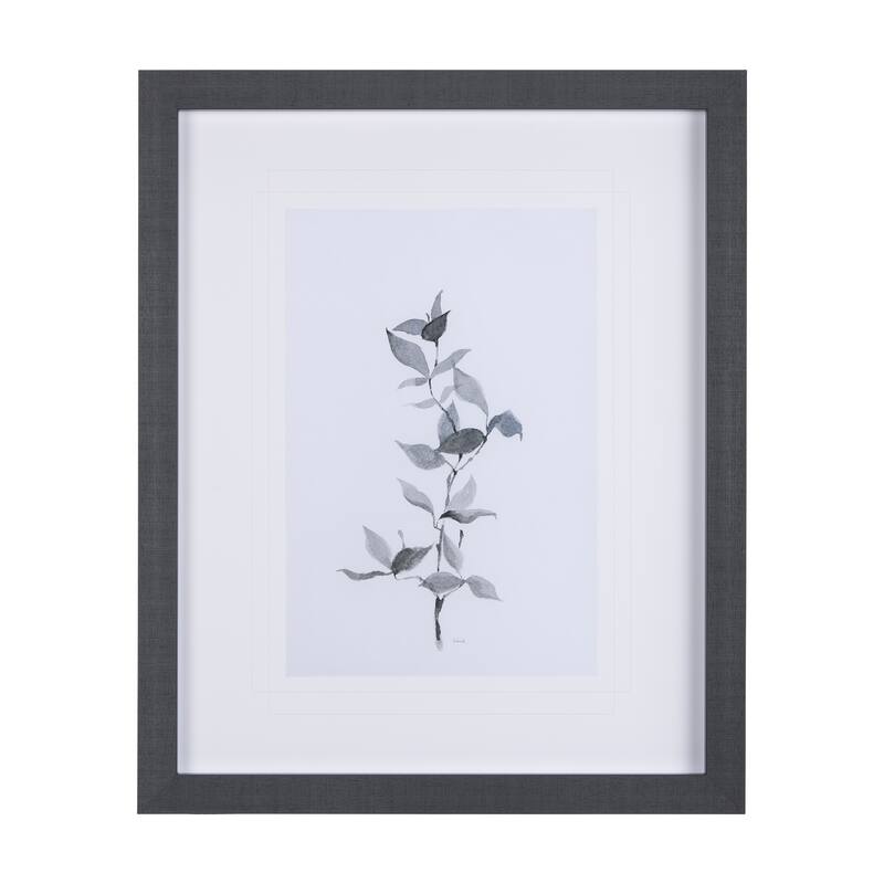 Leaf Shadow II Framed Art Print