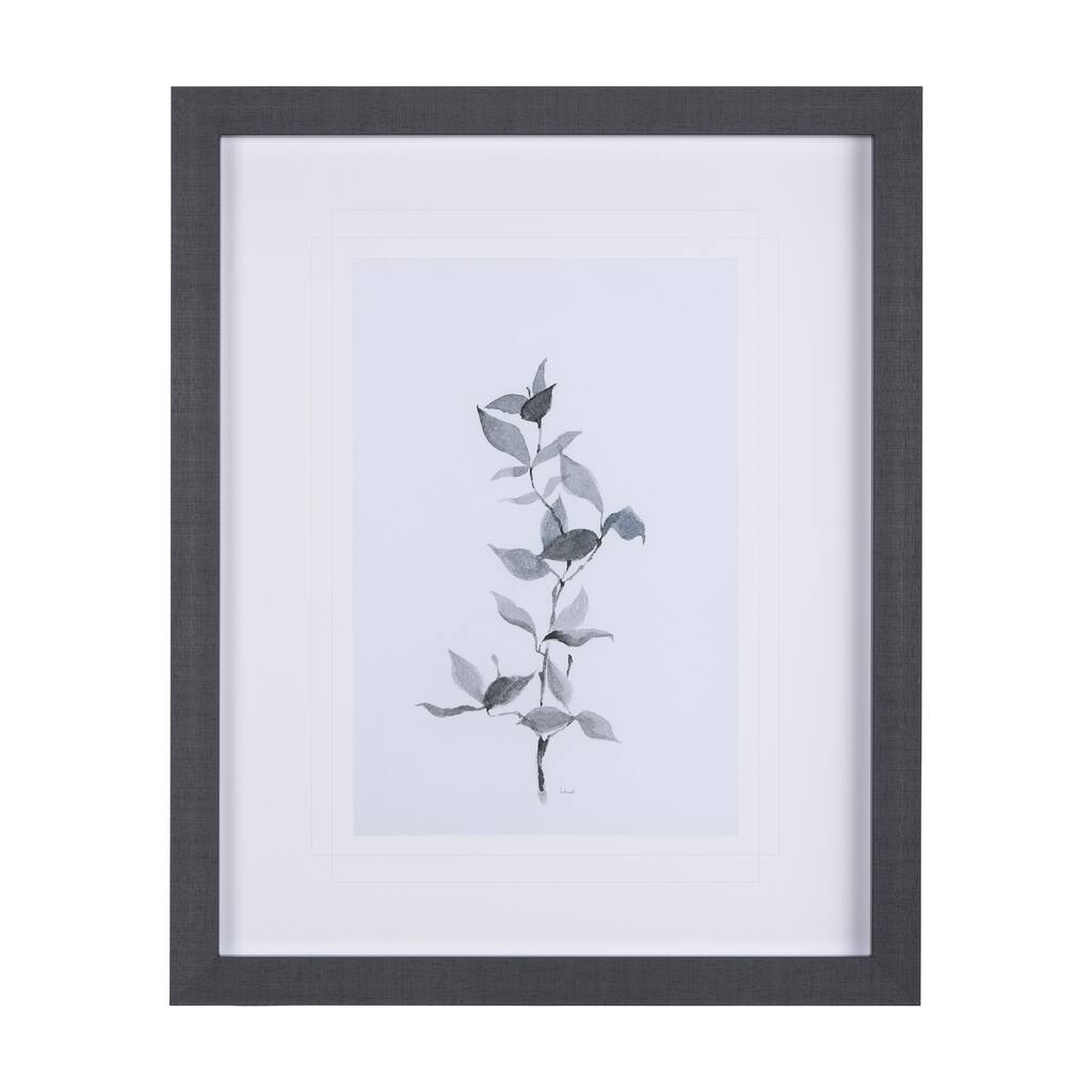 Leaf Shadow II Framed Art Print