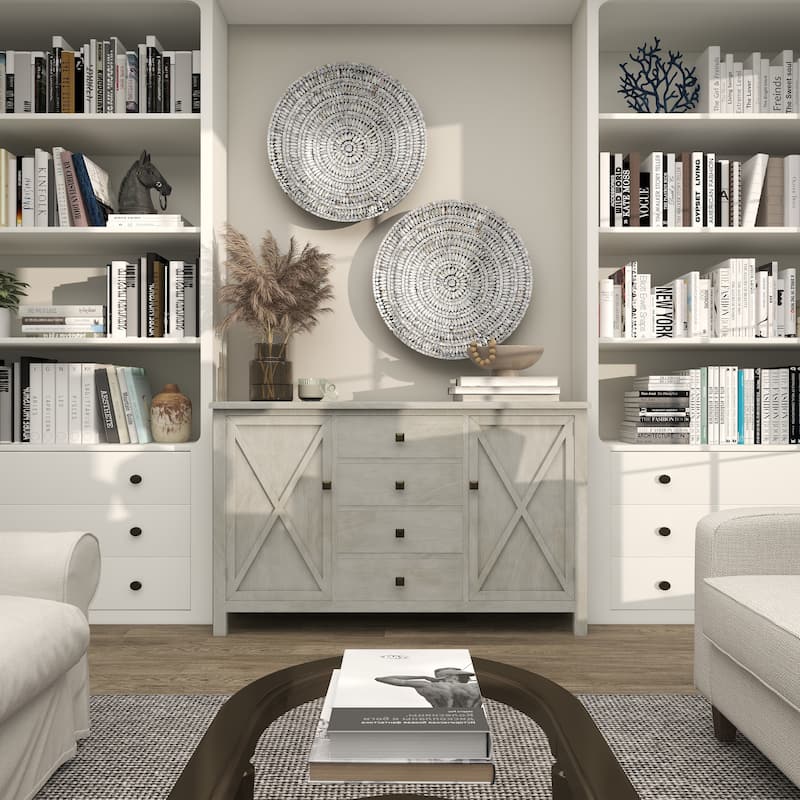 Tan Shell Coastal Wall Decor Ornamental 27 x 27 x 3