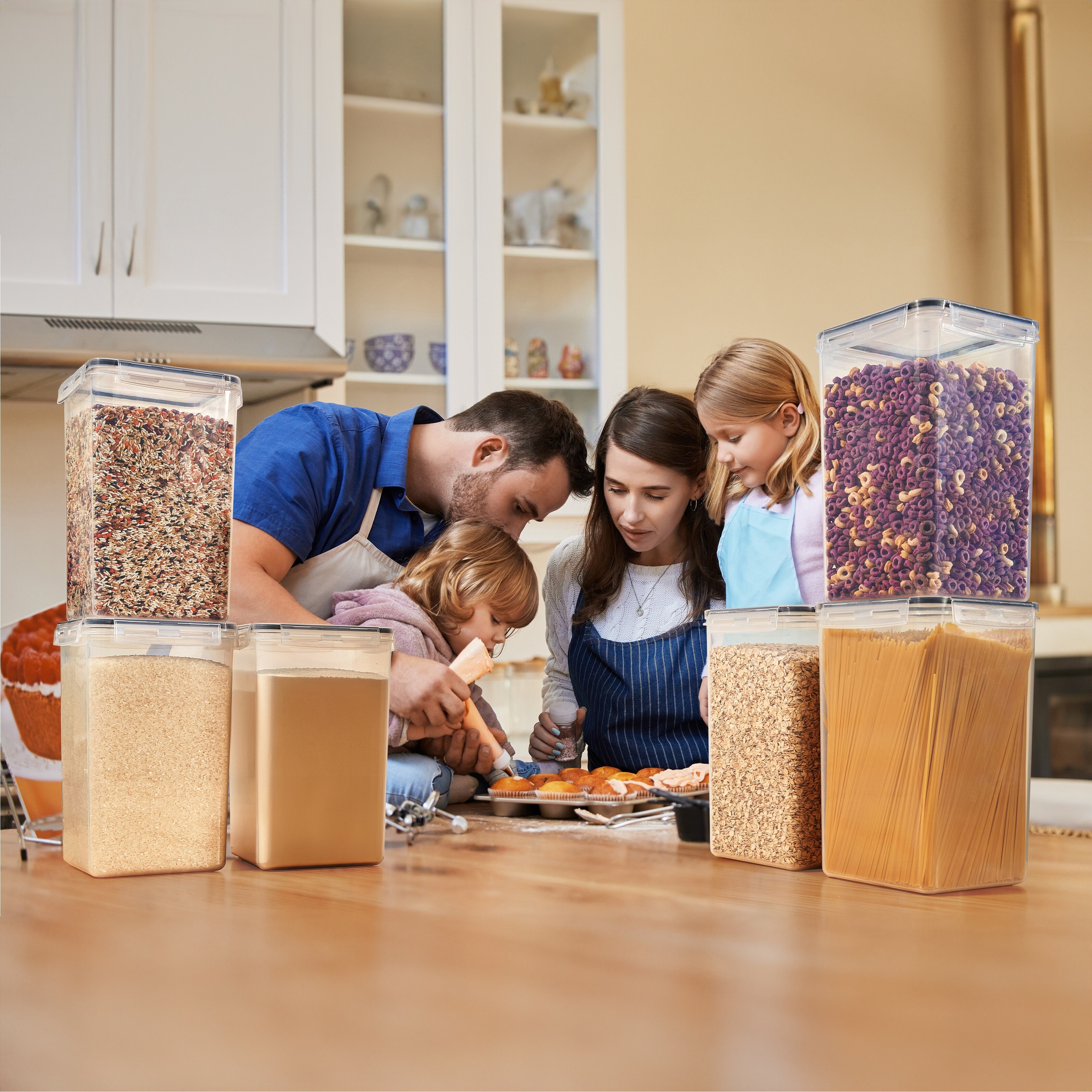 Sorbus Airtight Food Storage Containers with Locking Lids
