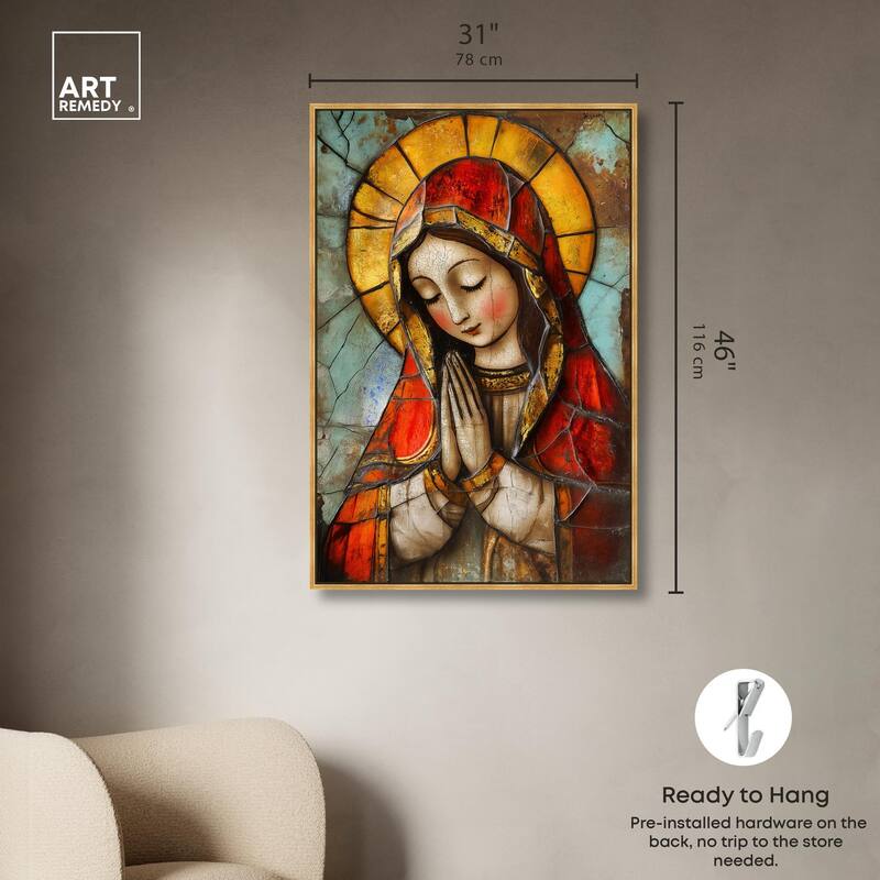 Ancient Supplication Canvas by Art Remedy